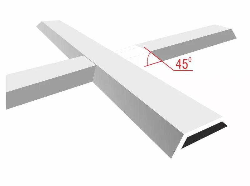 Алюминиевый фальш-переплет Виктория 6*20 мм, 7*25 мм, 7*32 мм*3000 мм