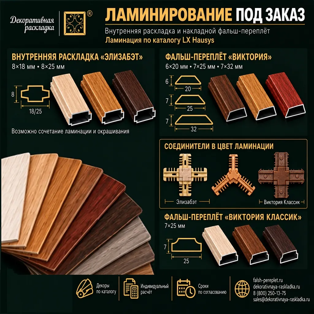Ламинирование профиля по вашим спец проектам - фото - 1