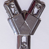 Y-обр соед. под 55 град, золото, хром (пластик) - фото - 2