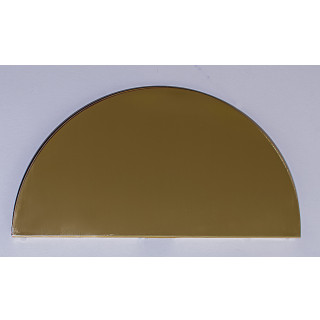 ДЭ "Луна" (130 мм) накладка, золото гладкое/перфорированное золото, хром - фото - 3