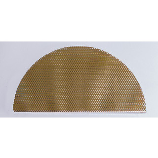 ДЭ "Луна" (130 мм) накладка, золото гладкое/перфорированное золото, хром - фото - 2