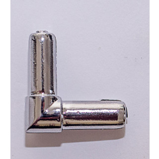 L-обр. соединение белый/золото/хром (пластик) - фото - 1