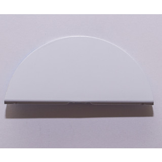 ДЭ "Луна" (65 мм) накладка белый/золото, перфорированный золото/хром (алюминий) - фото - 5