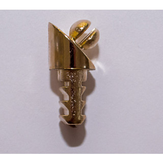 Концевик для соед. под углом 45 град., золото (пластик) - фото - 1