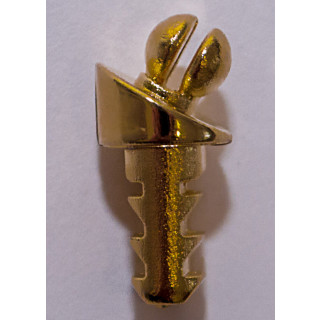 Концевик для соед. под углом 30 гр., золото (пластик) - фото - 1