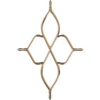 ДЭ "Готика" 5,5*7,5 мм, золото/белый, 105мм*180мм - фото - 2