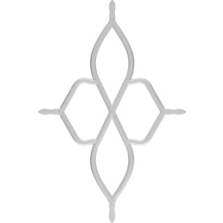 ДЭ "Готика" 5,5*7,5 мм, золото/белый, 105мм*180мм - фото - 1