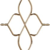 ДЭ "Готика" 5,5*7,5 мм, золото/белый, 105мм*180мм - фото - 2