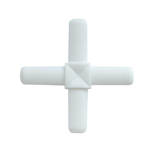 Центральный крест белый/золото/хром (пластик) - фото - 2