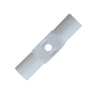 Концевик (накладка) белый/золото/хром (алюминий) - фото - 2