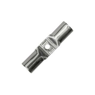 Концевик (накладка) белый/золото/хром (алюминий) - фото - 3