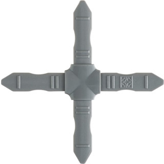 Центральный крест (пластик) 5,5*7,5 золото/белый/серый/бронза/темная бронза/бесцветный - фото - 4