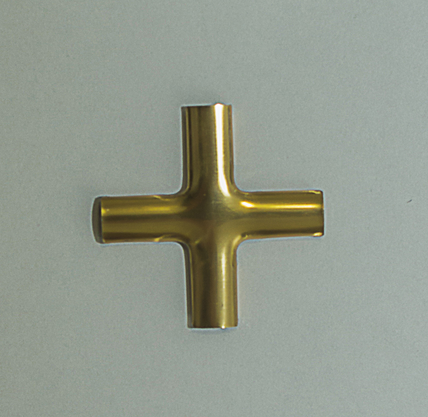 Центральный крест (алюминиевая накладка) золото/белый/серый/бронза/темная бронза - фото - 5