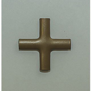 Центральный крест (алюминиевая накладка) золото/белый/серый/бронза/темная бронза - фото - 2