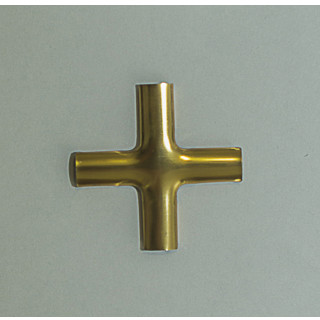 Центральный крест (алюминиевая накладка) золото/белый/серый/бронза/темная бронза - фото - 5