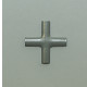 Центральный крест (алюминиевая накладка) золото/белый/серый/бронза/темная бронза - фото - 3