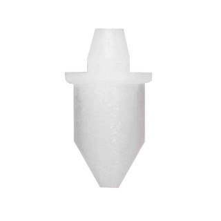 Концевик б/цв. с длинным хвостом/с коротким хвостом (пластик) - фото - 1