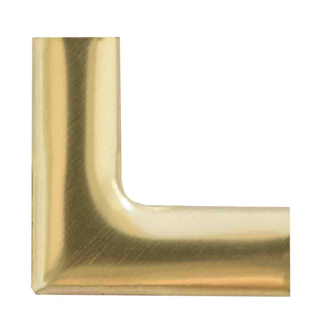 L-обр соединение (алюминиевая накладка) золото/белый/серый/бронза/темная бронза - фото - 5