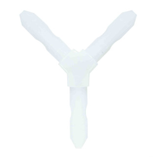 Y-обр соединение 90 град. (пластик) золото/белый/темная бронза/бесцветный - фото - 1