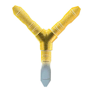 Y-обр соединение 90 град. (пластик) золото/белый/темная бронза/бесцветный - фото - 5