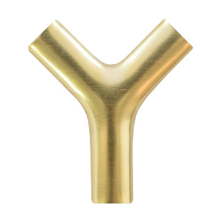 Y-обр соединение 90 град. (алюминиевая накладка) золото/белый/серый/бронза/темная бронза - фото - 5