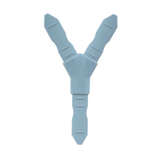 Y-обр соединение 60 град. (пластик) золото/белый/серый/темная бронза - фото - 2