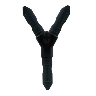 Y-обр соединение 60 град. (пластик) золото/белый/серый/темная бронза - фото - 1