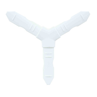 Y-обр соединение 120 град. (пластик) золото/белый/серый/темная бронза - фото - 3