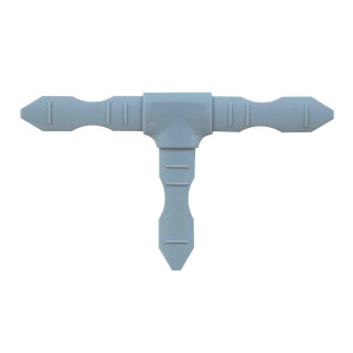 Т-обр соединение (пластик) золото/белый/серый/темная бронза/бесцветный - фото - 7