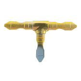 Т-обр соединение (пластик) золото/белый/серый/темная бронза/бесцветный - фото - 9