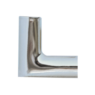 L-обр. соединение (накладка) золото/хром (алюминий) - фото - 4