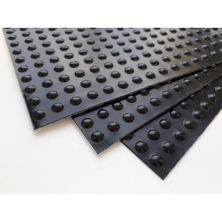 Антивибрационные наклейки Bumpon 7,9х2,2 мм (лист 392 шт) (черный) - фото - 1