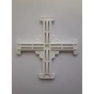 Центральный крест 25 мм белый - фото - 1