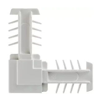 L-обр. соединение белый - фото - 2