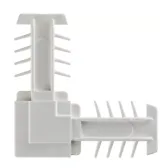 L-обр. соединение белый - фото - 2