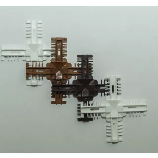 Центр.крест 25 мм золотой дуб/махагон/натуральный дуб/рустикальный дуб/тёмный дуб - фото - 1