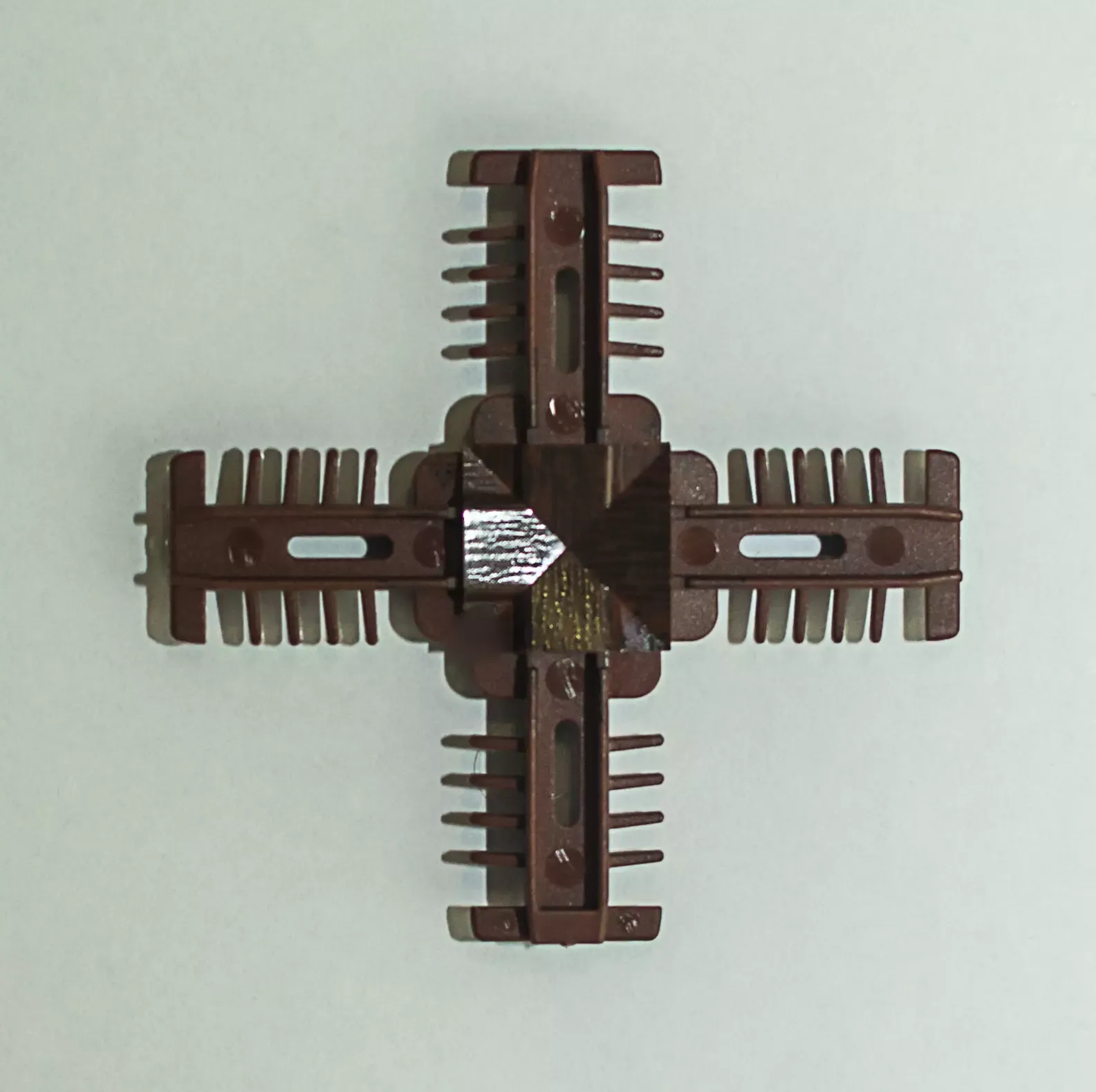 Профиль 25 мм белый+махагон (Renolit 2097013) - фото - 1