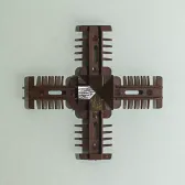 Профиль 25 мм белый+махагон (Renolit 2097013) - фото - 1