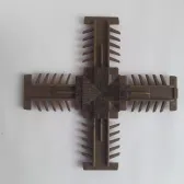 Профиль 18 мм белый+рустикальный дуб (Renolit 3149008) - фото - 1