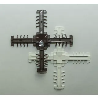 Центр.крест 25 мм двухцветный - фото - 1