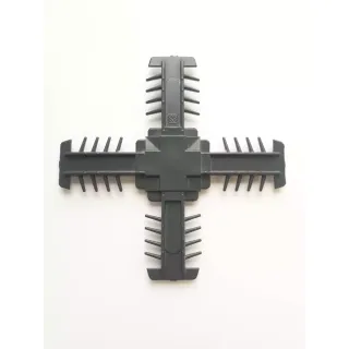 Центр. крест 25 мм (белый + RAL 7016 антрацитовосерый) - фото - 1