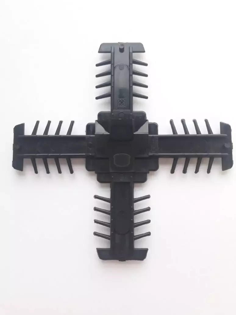 Центр. крест 25 мм (белый + RAL 9005 глубокий чёрный) - фото - 1