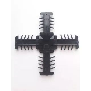 Центр. крест 25 мм (белый + RAL 9005 глубокий чёрный) - фото - 1