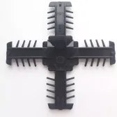 Центр. крест 25 мм (белый + RAL 9005 глубокий чёрный) - фото - 1