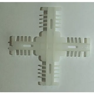 Центральный крест 18 мм белый - фото - 1