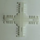 Центральный крест 18 мм белый - фото - 1