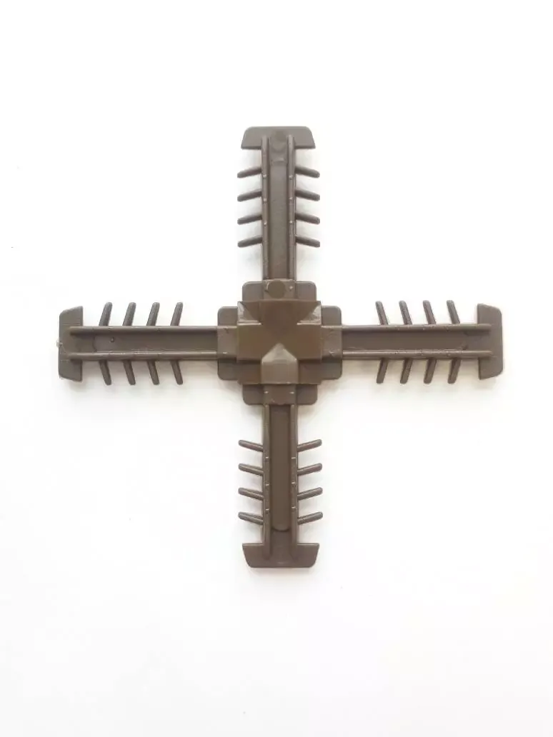 Центральный крест 18 мм коричневый Италия - фото - 1