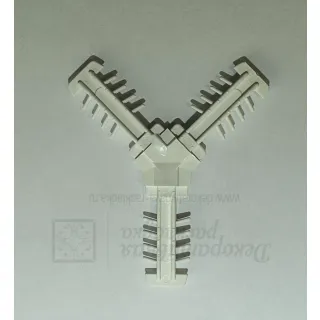 Y-обр. соед. белое/коричневое - фото - 1