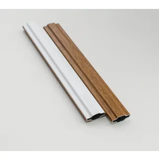 Профиль 18 мм белый+золотой дуб (Renolit 2178001) - фото - 1