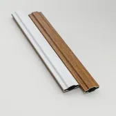 Профиль 18 мм белый+золотой дуб (Renolit 2178001) - фото - 1